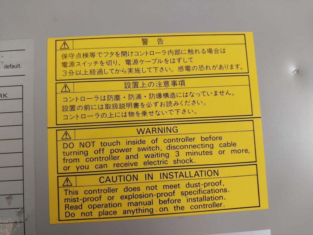 Denso Rc5-vse6Ba Cc-link Robot Controller Vs-6556E Capacity 1.85Kva