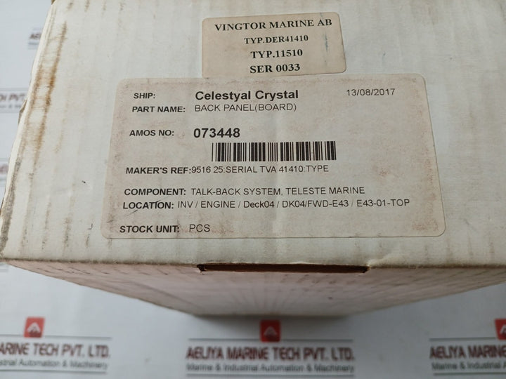 Der41410 Control System Vingtor Marine