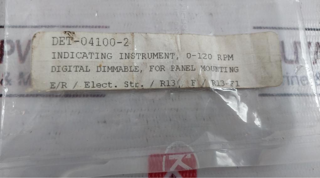 DET-04100-2 Digital Dimmable for Panel Mounting 0-120 RPM