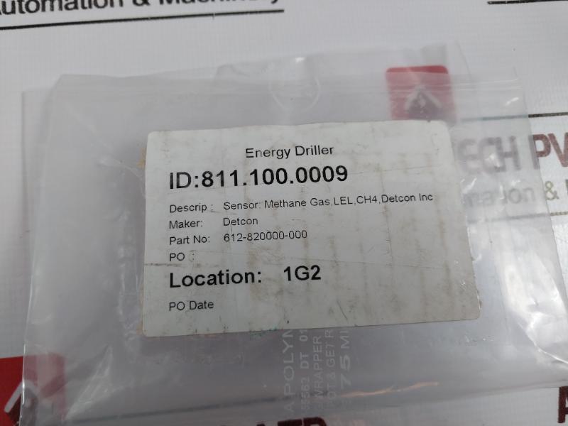 Detcon 612-820000-000 Ss Lel Housing Sensor ,I09Zq/Io9Zq , 811.100.0009