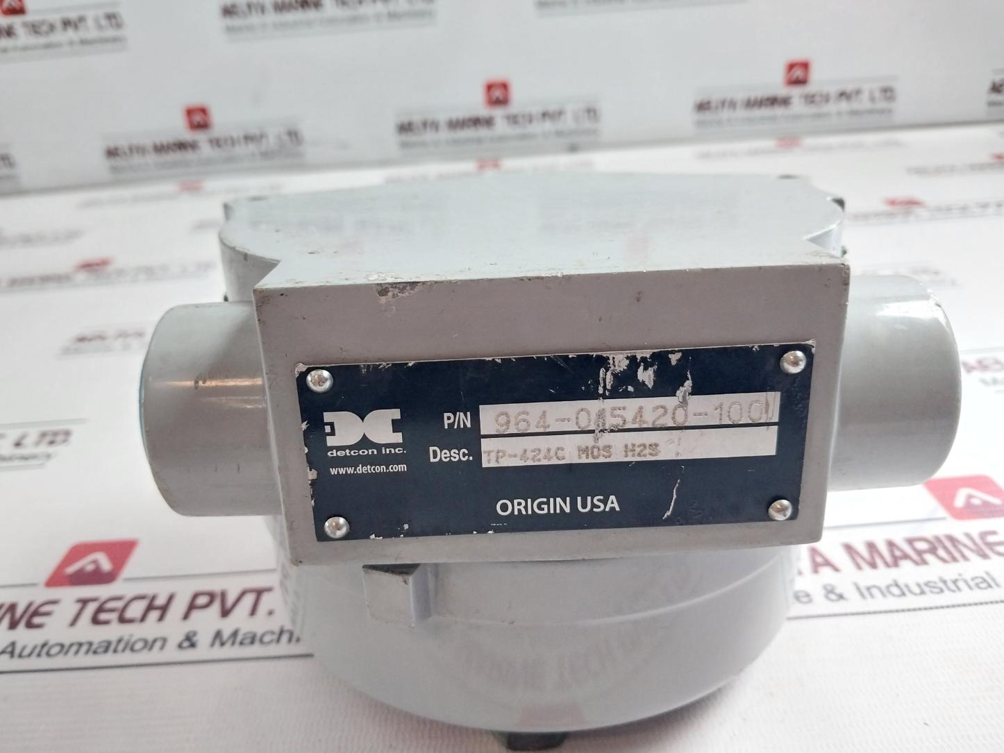 Detcon 897-850000-010 Monitoring Sensor 4-20 Madc 22.5-28Vdc Ppm H2S