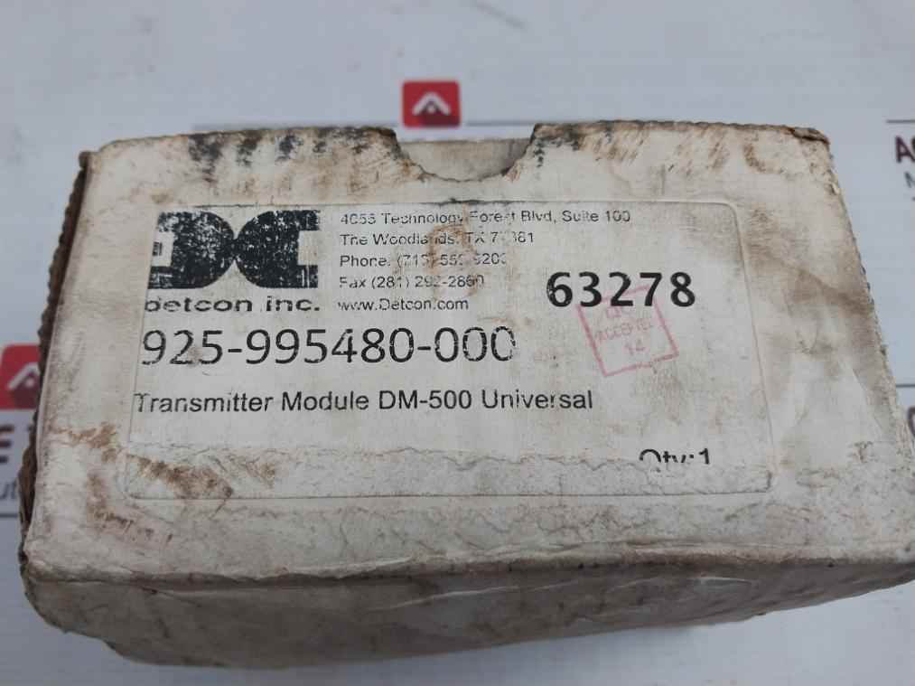 Detcon 925-995480-000 Universal Transmitter Module Dm-500 Kg-10 94V-0