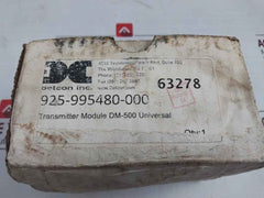 Detcon 925-995480-000 Universal Transmitter Module Dm-500 Kg-10 94V-0