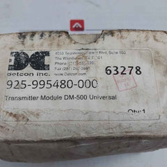 Detcon 925-995480-000 Universal Transmitter Module Dm-500 Kg-10 94V-0