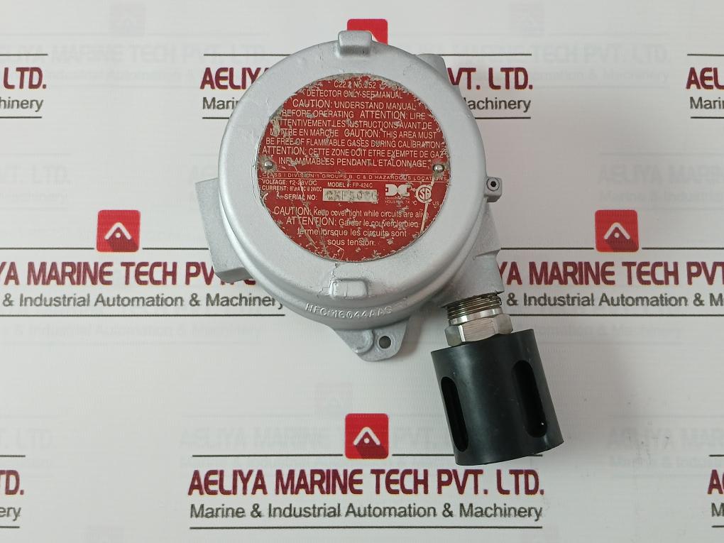 Detcon Fp-424C Combustible Gas Sensor 12-28Vdc 4–20 Ma Dc