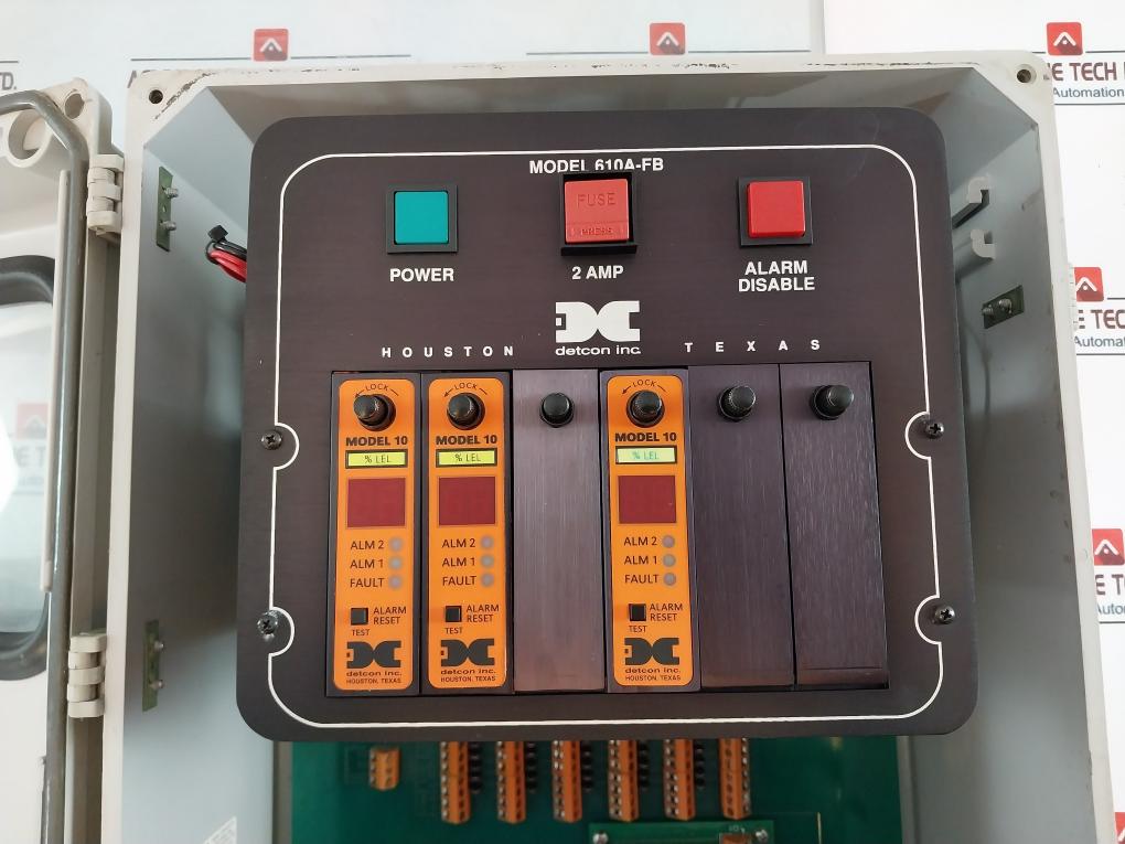 Detcon/Hoffman 610A-fb Pumproom Hydrocarbon Detector W/ A-16128Jfgqrr Enclosure