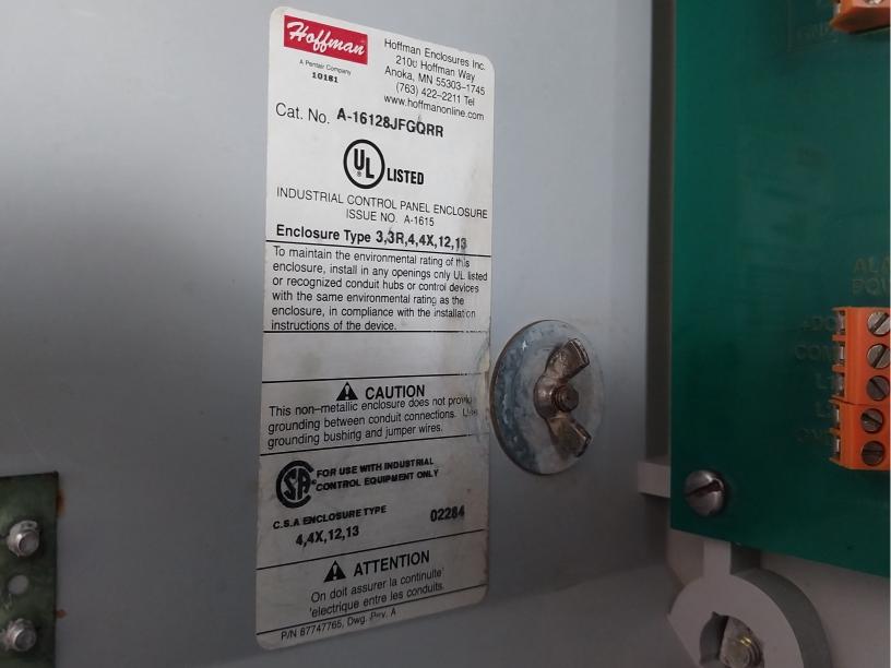 Detcon/Hoffman 610A-FB Pumproom Hydrocarbon Detector W/ A-16128JFGQRR Enclosure