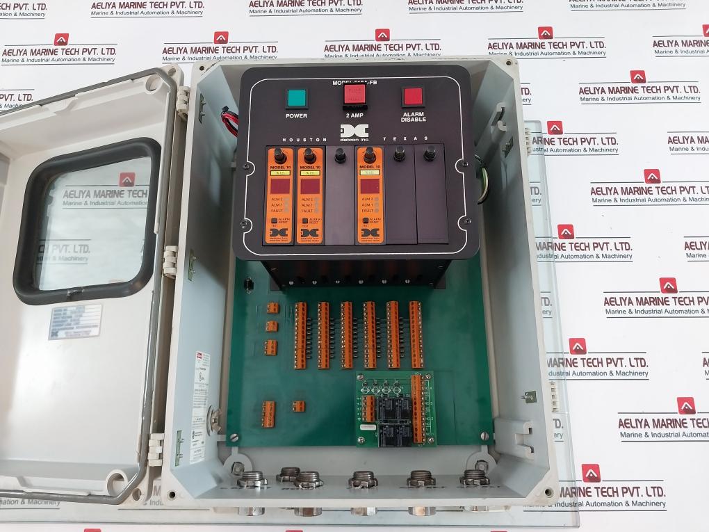 Detcon/Hoffman 610A-fb Pumproom Hydrocarbon Detector W/ A-16128Jfgqrr Enclosure