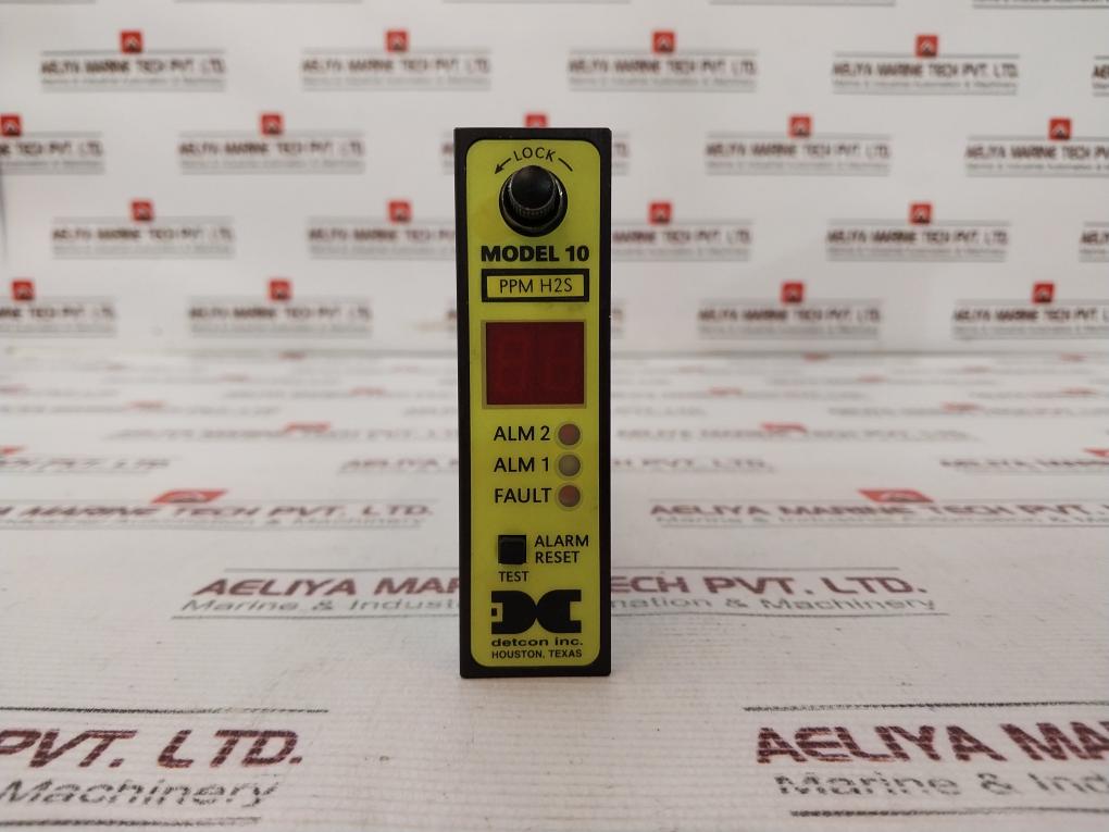 Detcon Ppm H2S Hydrogen Sulfide Monitor Ps100-10B