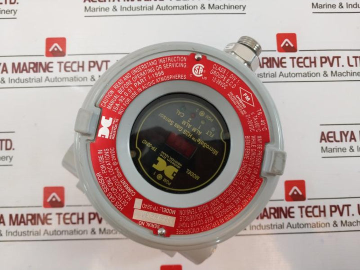 Detcon Tp-524D Microsafe Gas Sensor 925-0154D0-100 -40°C To +60°C