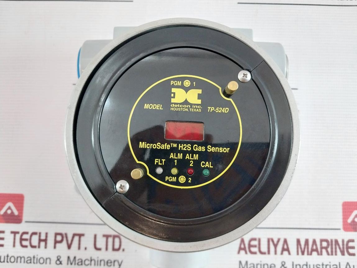 Detcon Tp-524D Microsafe H2S Gas Sensor 12–28V Dc 897-850901-010