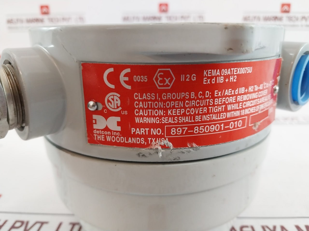 Detcon Tp-524D Microsafe H2S Gas Sensor 12–28V Dc 897-850901-010