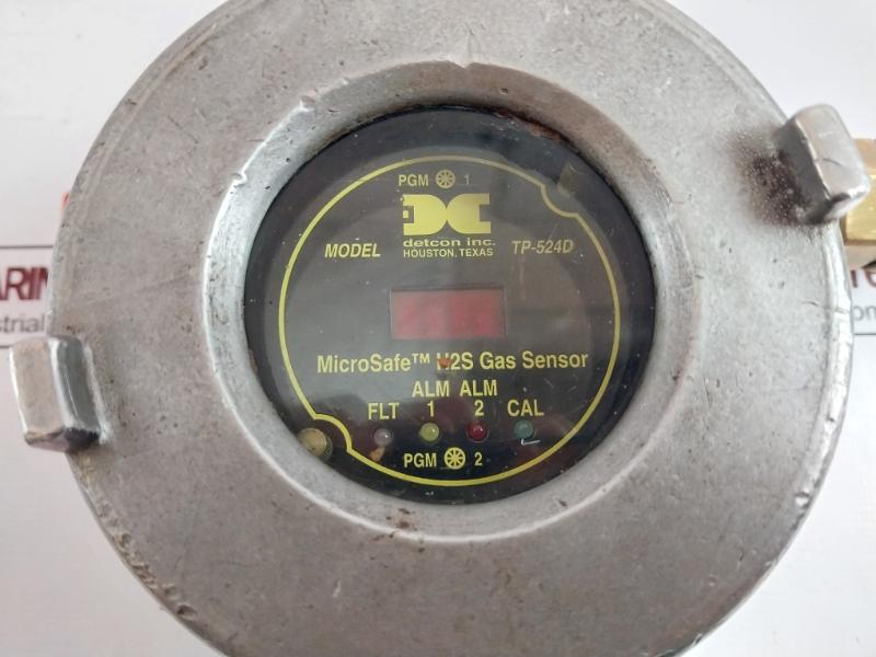 Detcon Tp-524d Microsafe H2s Gas Sensor