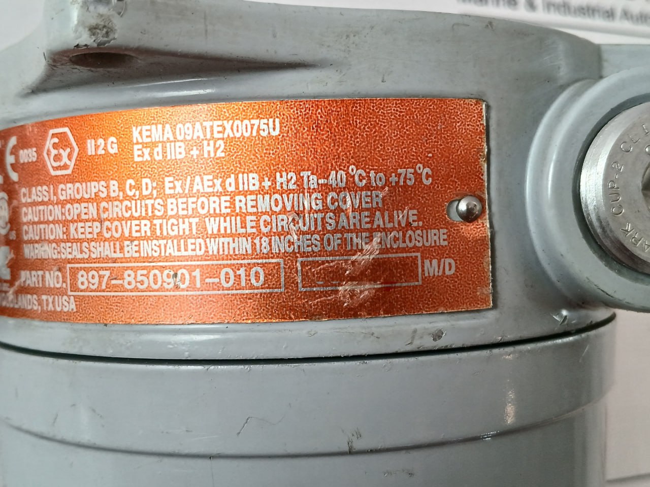 Detcon Tp-700 Hydrogen Sulfide Gas Sensor W/ Transmitter Module 22.5-28Vdc 94V-0