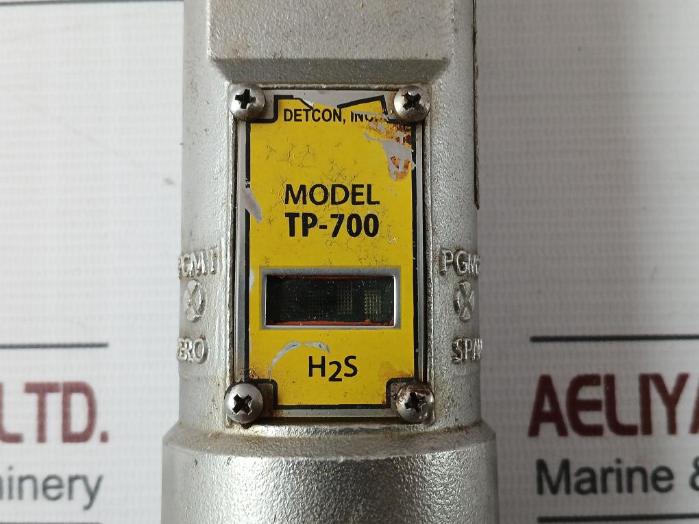 Detcon Tp-700 Hydrogen Sulfide Gas Sensor W/ Transmitter Module 22.5-28Vdc 94V-0