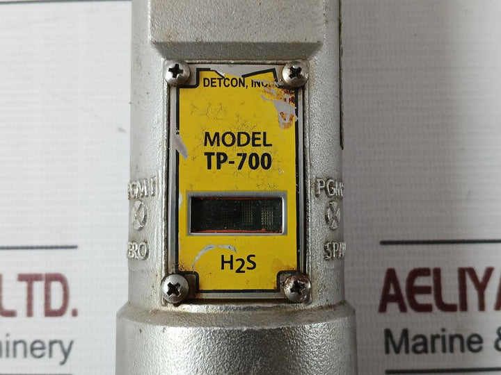 Detcon Tp-700 Hydrogen Sulfide Gas Sensor W/ Transmitter Module 22.5-28Vdc 94V-0