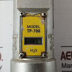 Detcon Tp-700 Hydrogen Sulfide Gas Sensor W/ Transmitter Module 22.5-28Vdc 94V-0