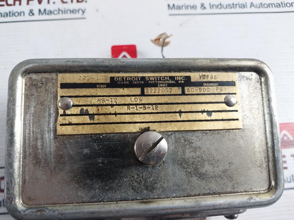 Detroit Switch 222-10 Temperature Control Switch Unit