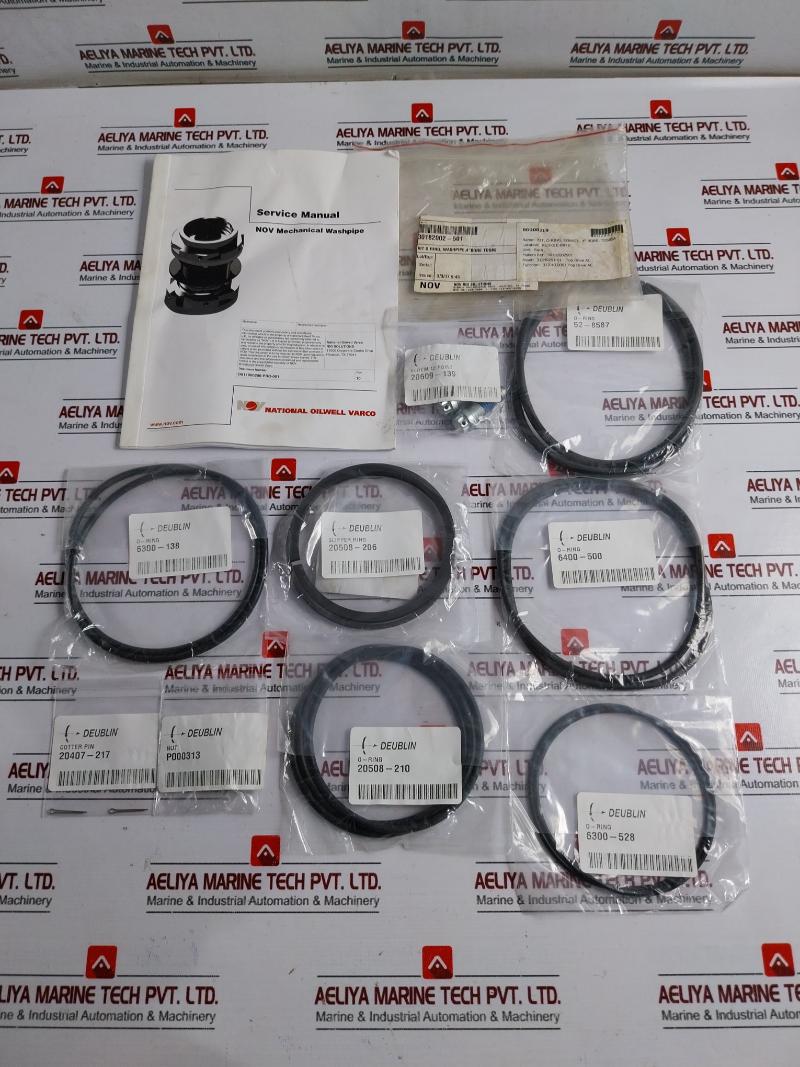 Deublin 30182002-501 O-ring, Slipper Ring, Split Retainer, Screw, Nut, Pin Kit