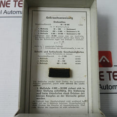 Deumo 50 To 500 Speed Tachometer Set 40 To 50000 Range