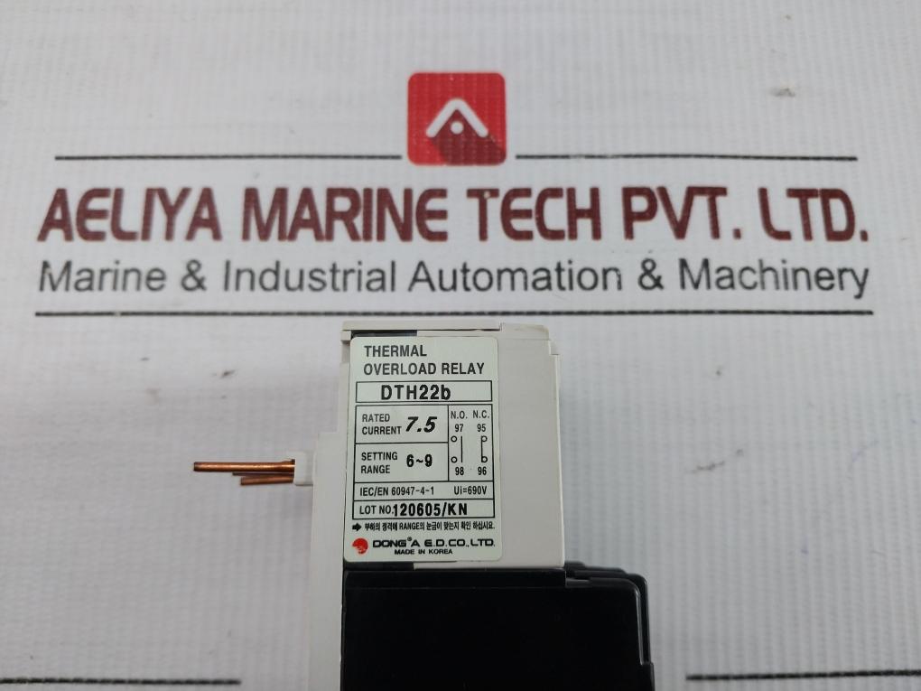 Devico Thermal Overload Relay 690V Dth-22B