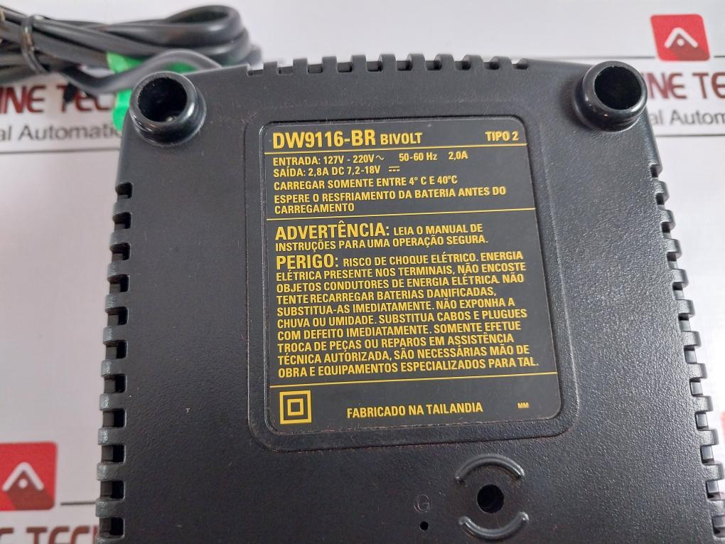 Dewalt Dw9116-br Battery Charger Nimh + Nicd 127v-220v Black