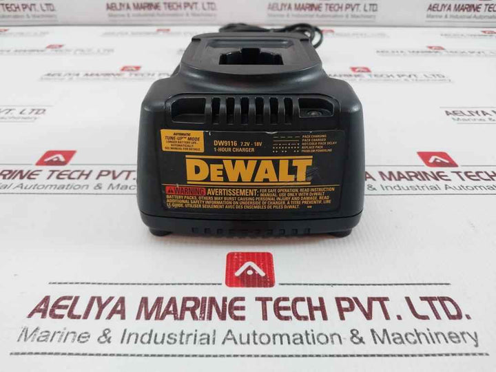 Dewalt Dw9116 1-hour Automatic Battery Charger 7.2V–18V