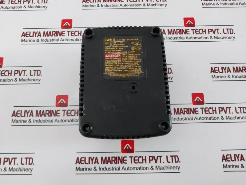 Dewalt Dw9116 Nicd Battery Charger 120v Ac, 60hz, 2.0 Amps 8 Amps Dc