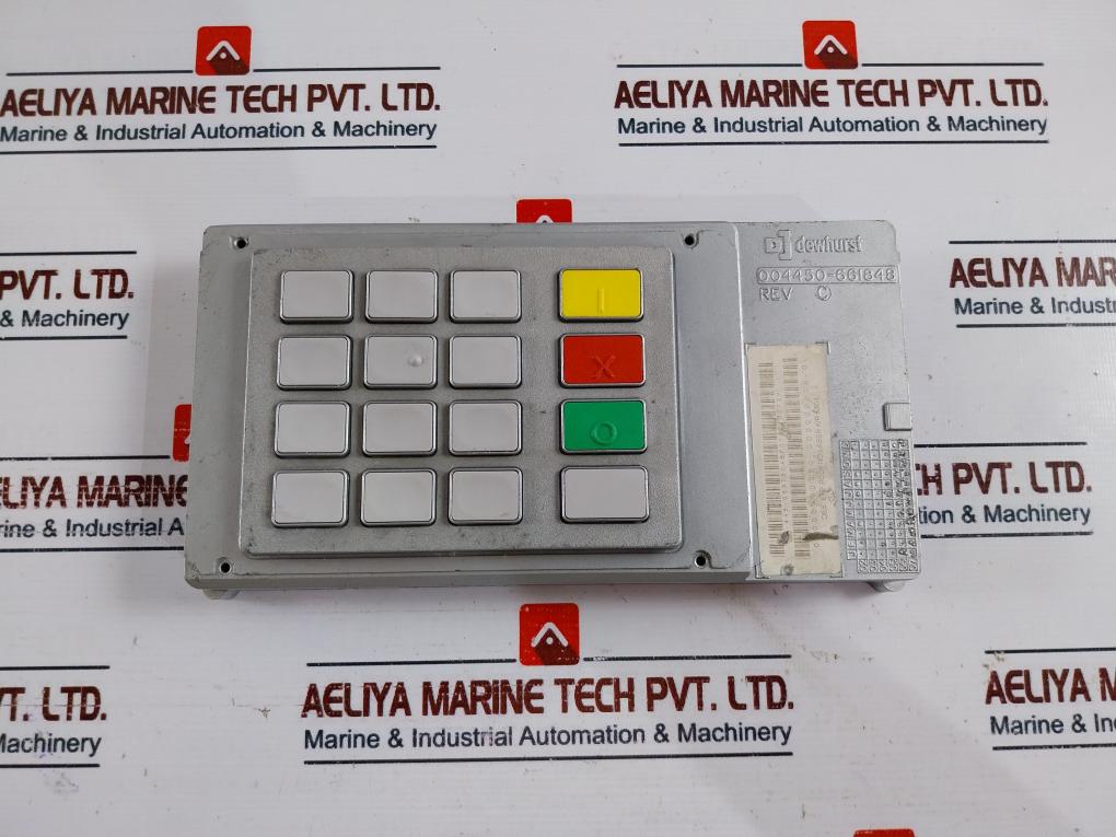 Dewhurst 004450-661848 Ncr Epp Atm Machine Keyboard Rev C , 94V-0