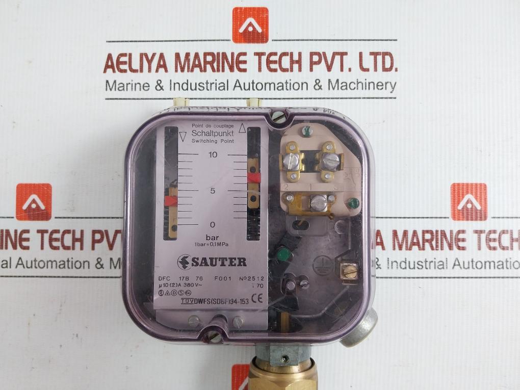 Dfc-17B-76-F001-Pressure-Switch-0-10-Bar-Sauter-208983-8