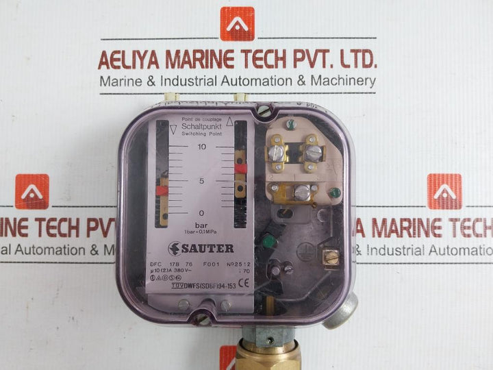 Dfc-17B-76-F001-Pressure-Switch-0-10-Bar-Sauter-208983-8