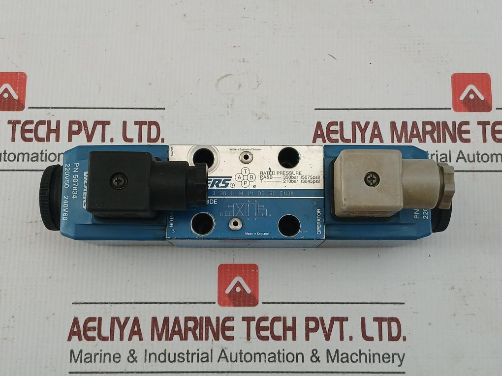 Dg4V 3 2N H M U1 D6 60 En38 Directional Control Valve Vickers