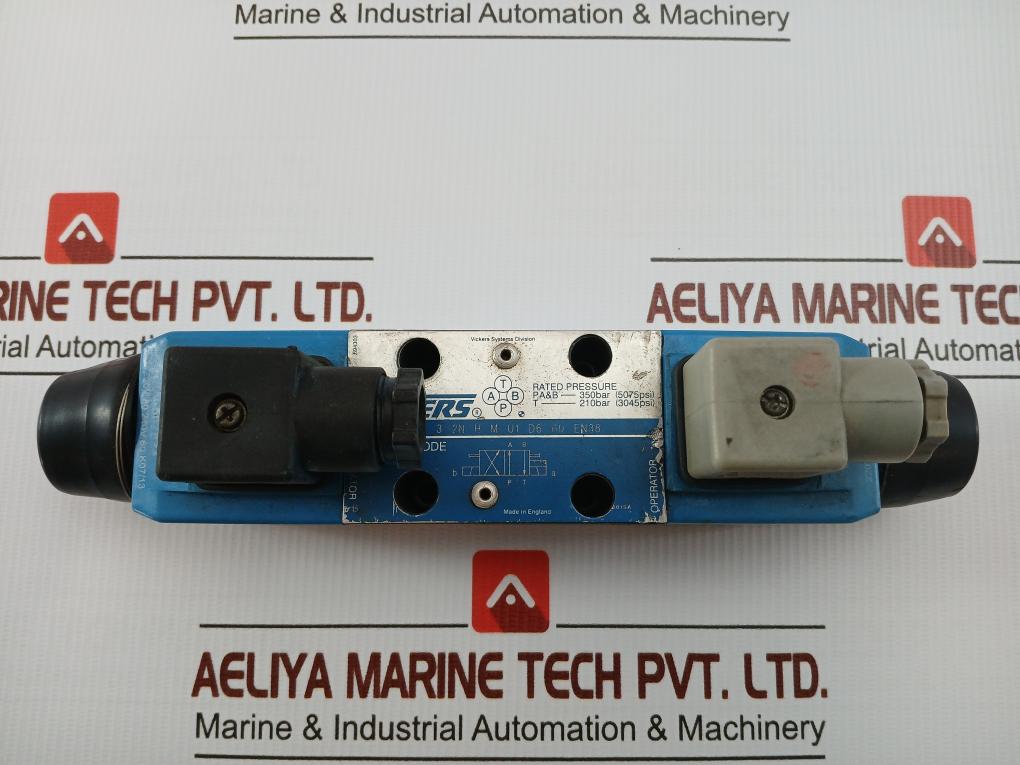 Dg4V 3 2N H M U1 D6 60 En38 Directional Control Valve Vickers