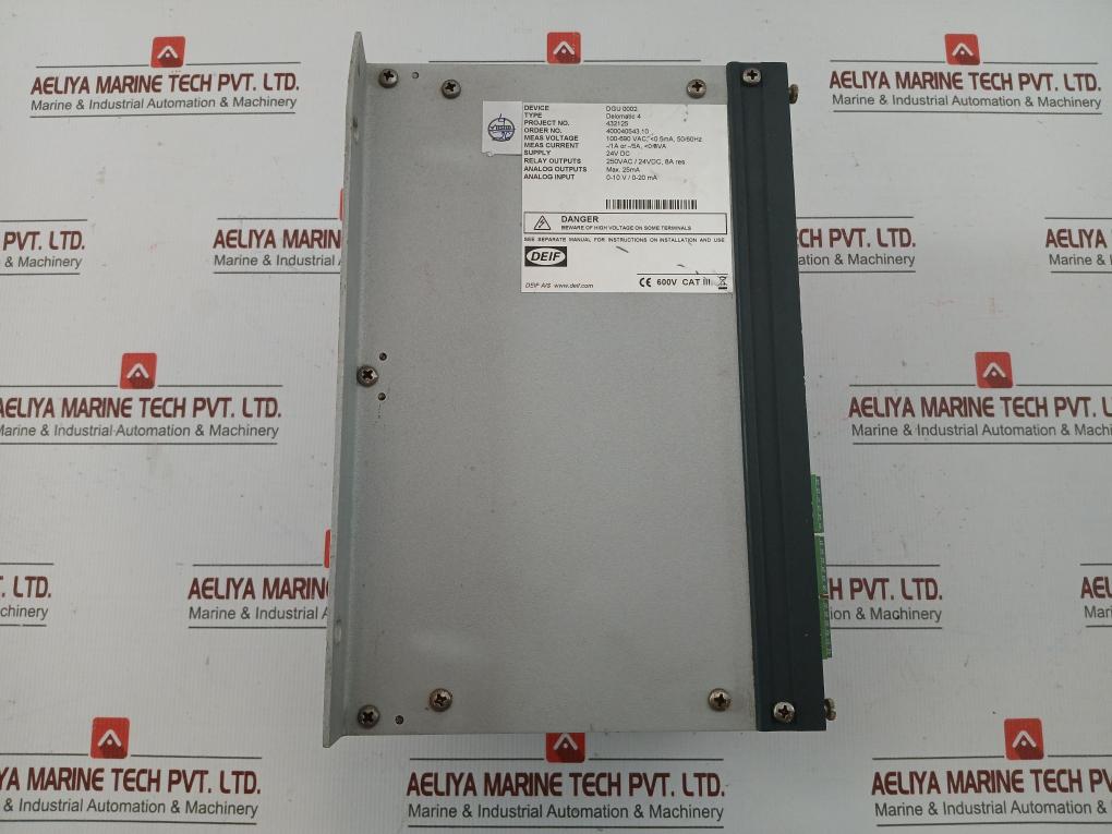 Dgu 0002 Delomatic 4 Generator Control System Deif 24Vdc 50/60Hz