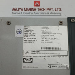 Dgu 0002 Delomatic 4 Generator Control System Deif 24Vdc 50/60Hz