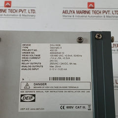 Dgu 0008 Delomatic 4 Control Panel Input 0-10V/0-20Ma Deif