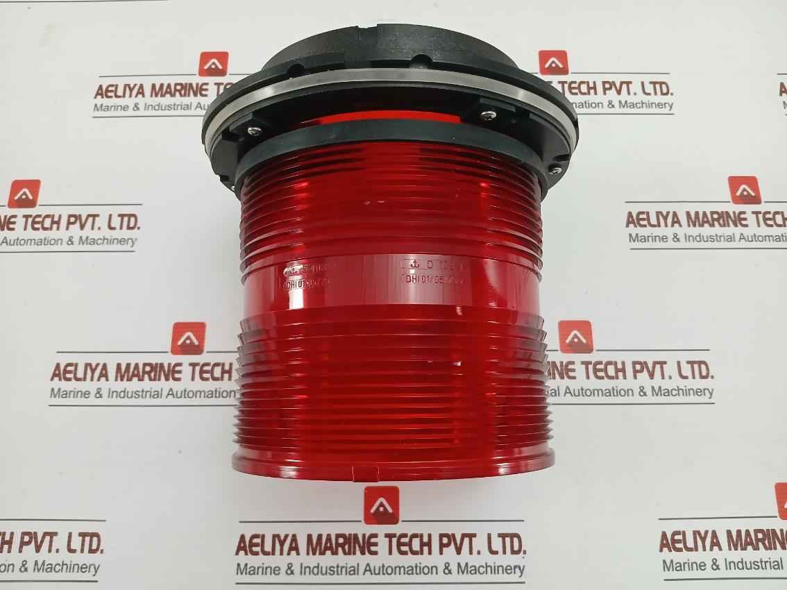Dhi 01/05/75 Brand Aqua Signal Red Lens For Navigation Light D 103
