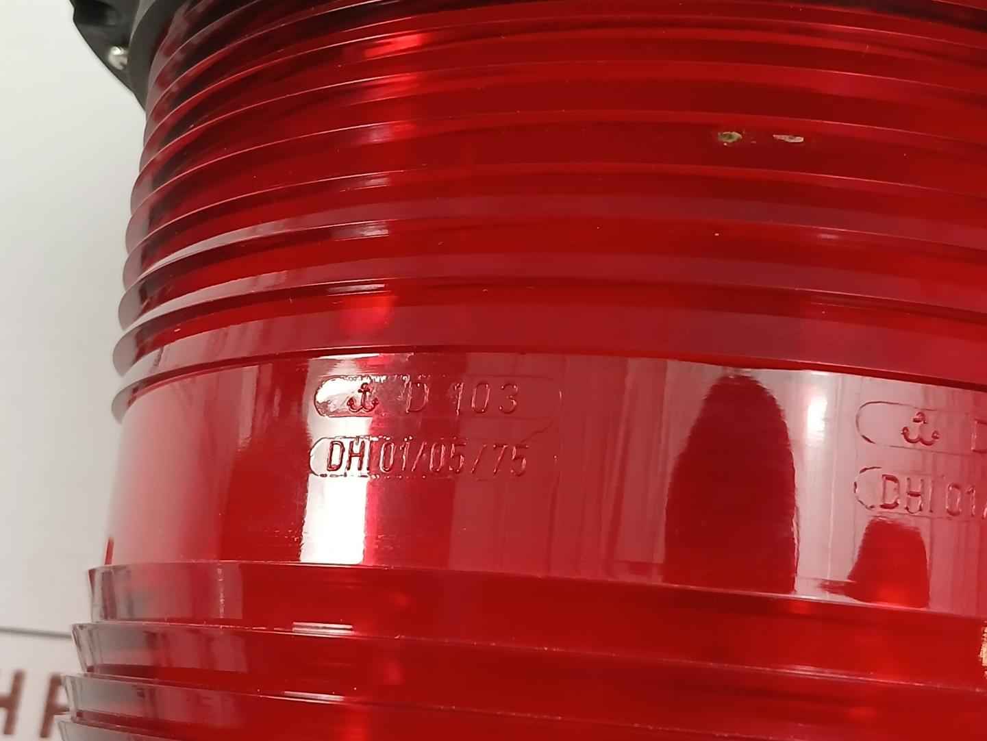 Dhi 01/05/75 Brand Aqua Signal Red Lens For Navigation Light D 103