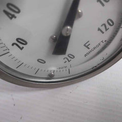 Dial Thermometer Dial Size:80 Mm -20 To 120 F Brand Ashcroft