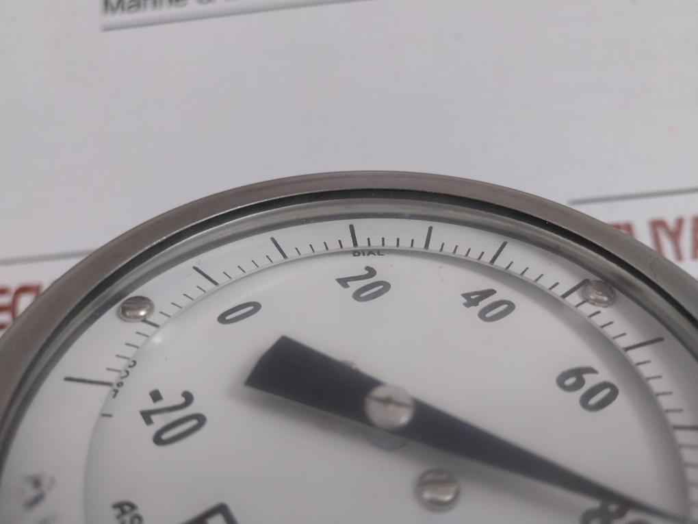 Dial Thermometer Dial Size:80 Mm -20 To 120 F Brand Ashcroft