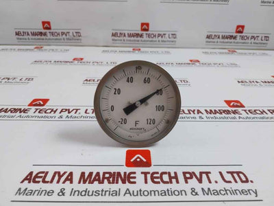 Dial Thermometer Dial Size:80 Mm -20 To 120 F Brand Ashcroft