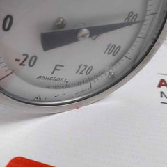 Dial Thermometer Dial Size:80 Mm -20 To 120 F Brand Ashcroft