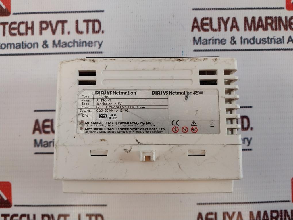 Diasys Netmation 4S Lsaim03 Analog Input Module Dc24V