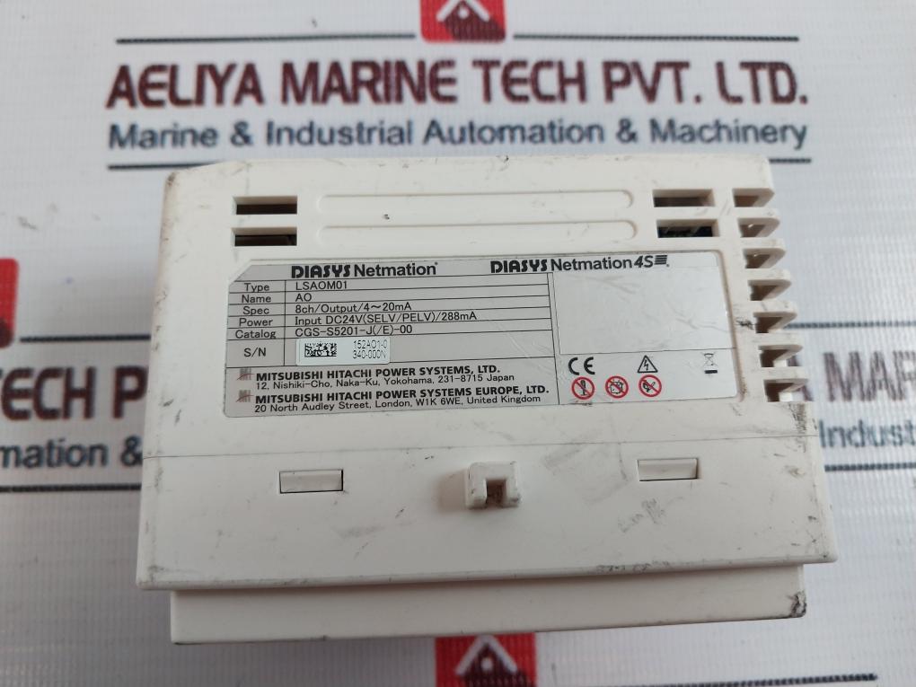 Diasys Netmation Lsaom01 Ao Module 8ch Output Module