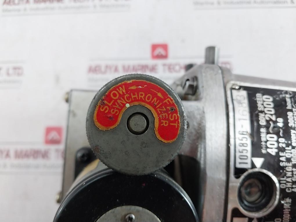 Diesel Kiki 105856-1683 Fuel Injection Governor With Nidec Servo Rhd6-mc 115V Ac