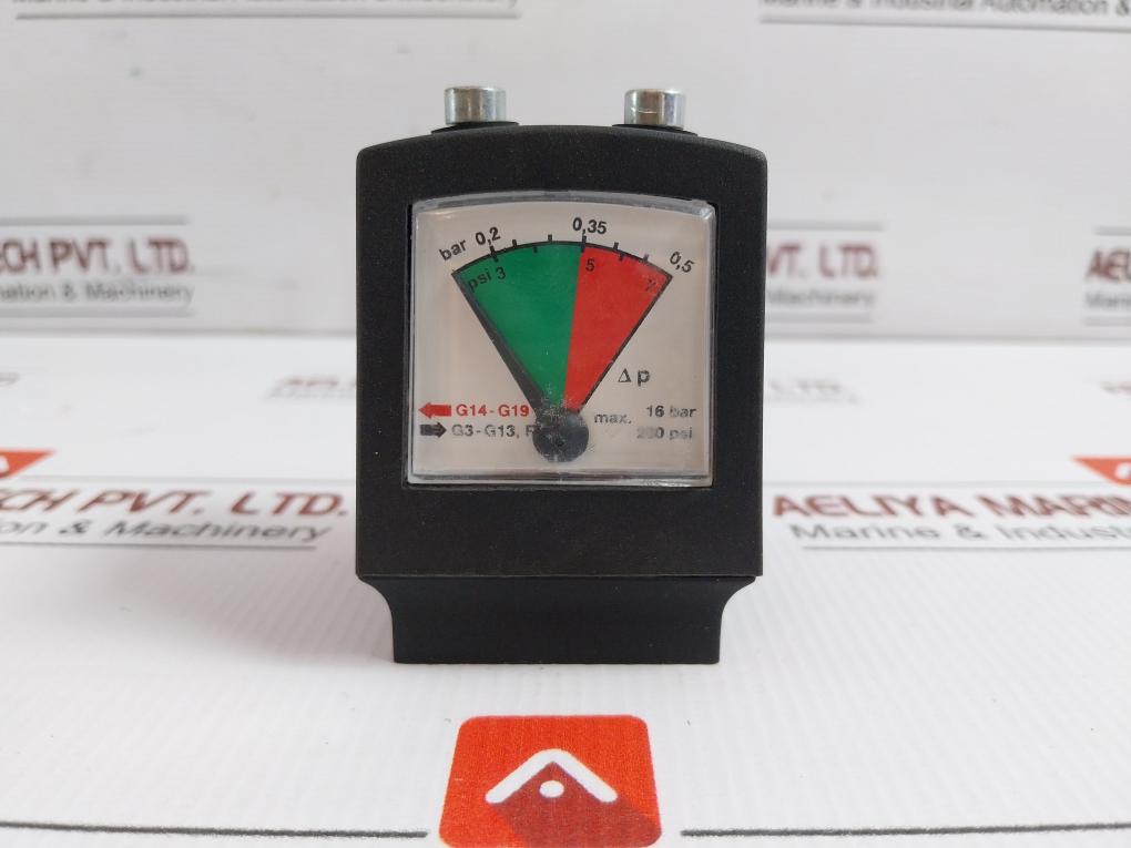 Differential Pressure Gauge Zd 90 Zander 0,2-0,35-0,5 Bar/3-5-7 Psi