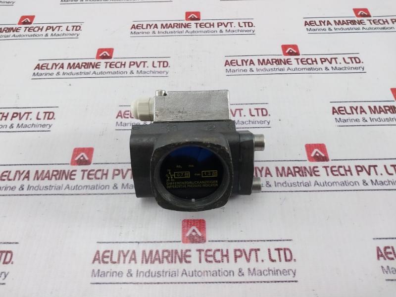 Differential Pressure Indicator 0.7 Delta P Bar Max 1.3 F2 75%