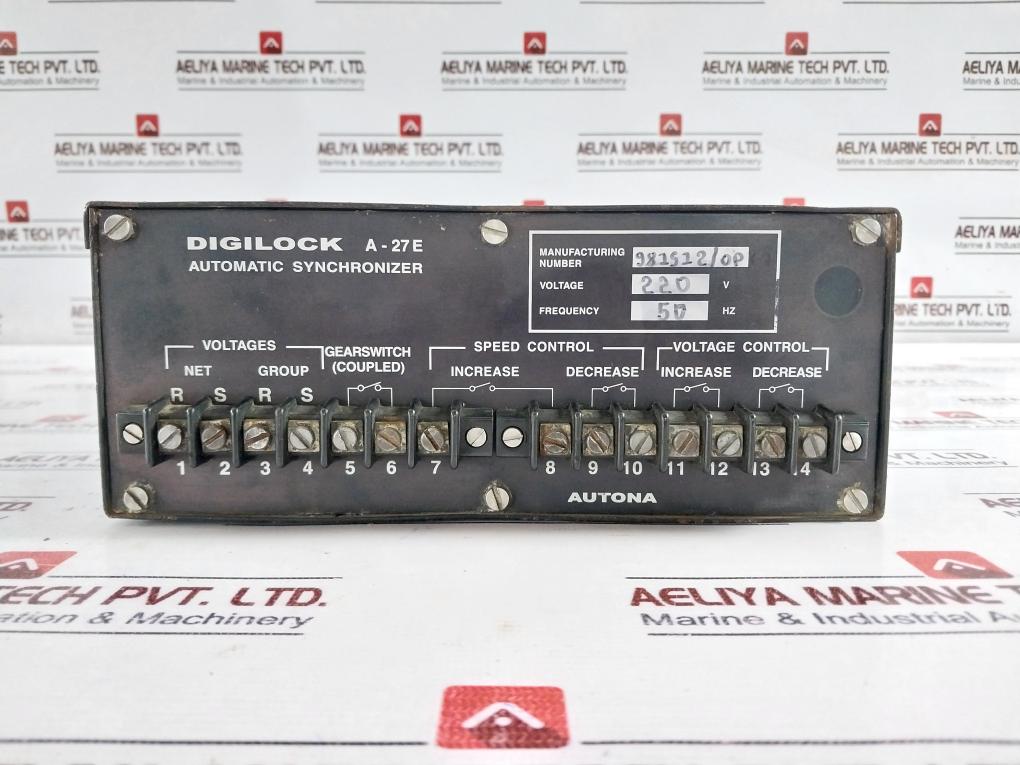 Digi Lock A-27 E Automatic Synchronizer 220V 50Hz