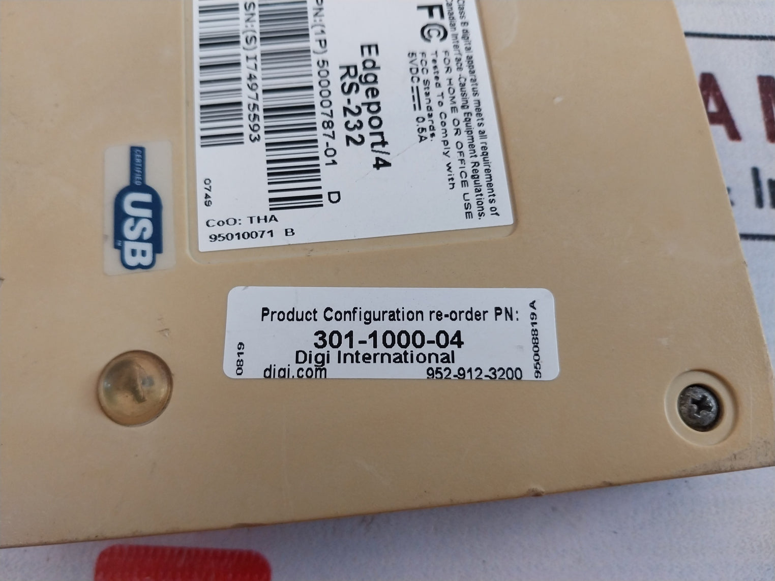 Digi 50000787-01 D Usb Converter