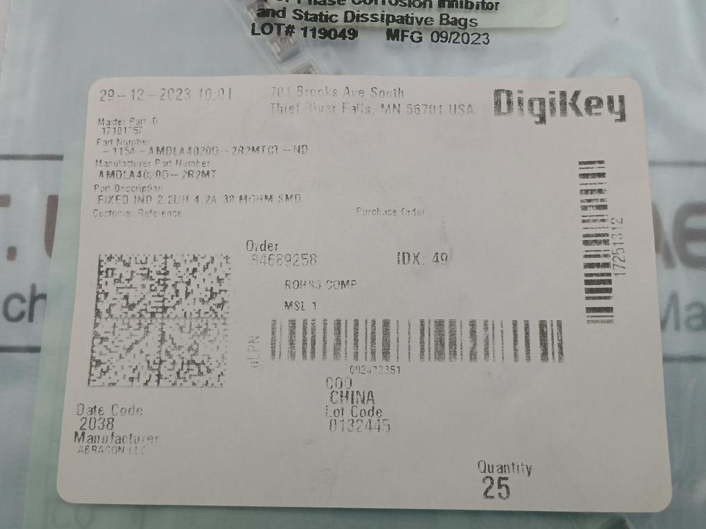 Digikey Electronic Component Repair Kit 84689258